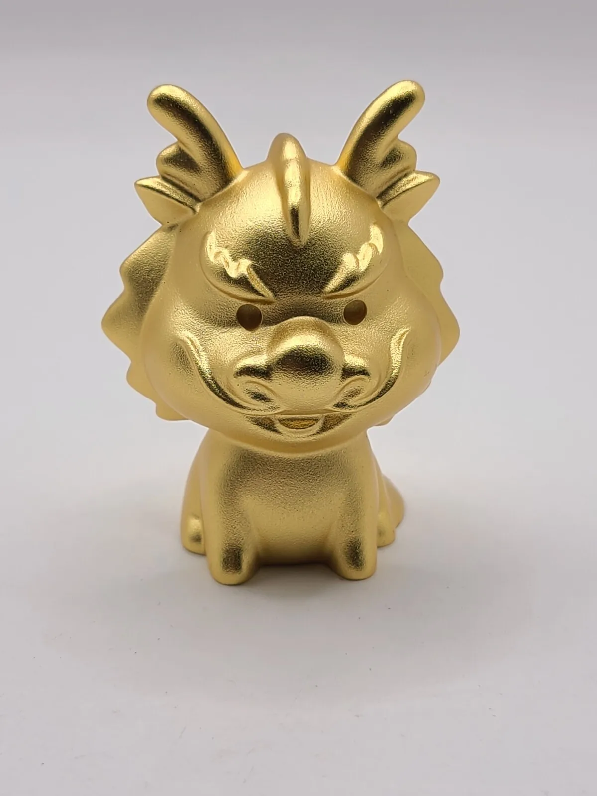 Twelve Zodiac Bronze Gold Plated Ornaments - Dragon | Feng Shui Ornament