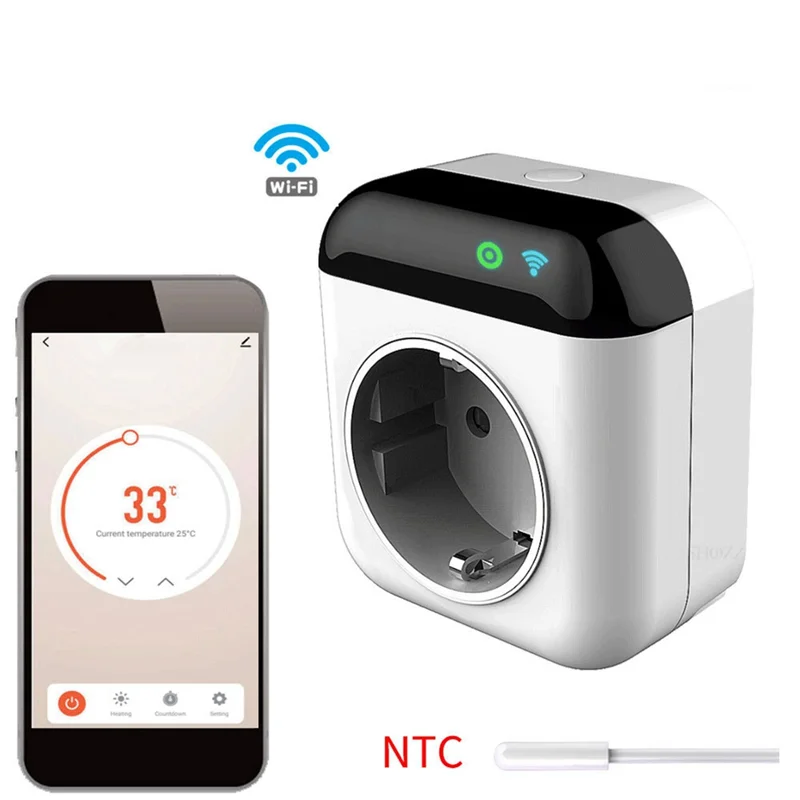 RISE-1 ensemble Tuya régulateur de température Reptile Thermostat contrôle minuterie de refroidissement prise américaine