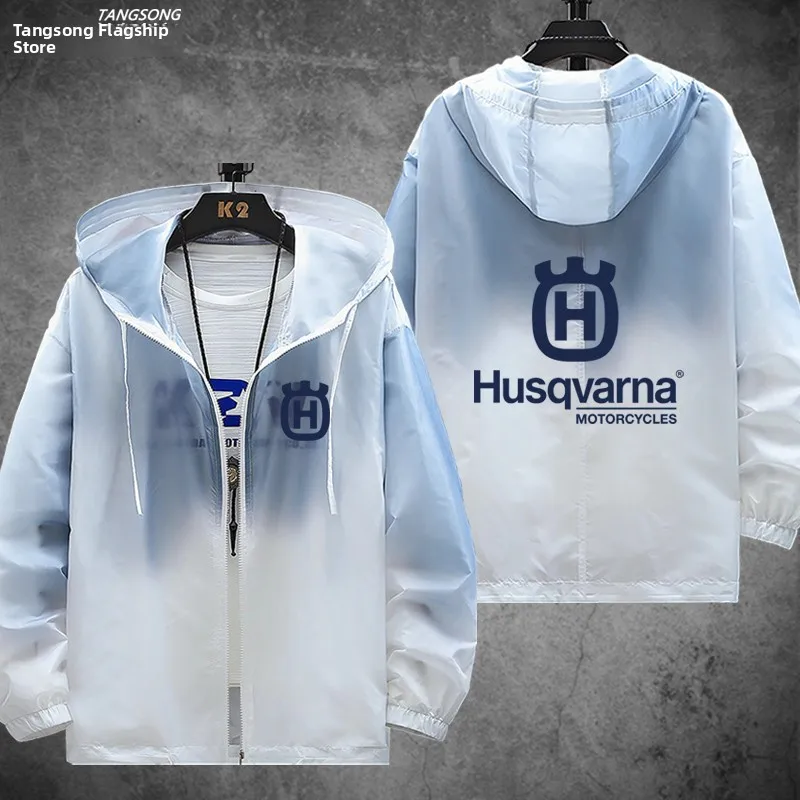 Husqvarna ROCKSTAR Team Edition GP Off-Road Motorcycle Sun Protection Clothes Unisex Jacket Breathable Ultra-Thin Polyester F...