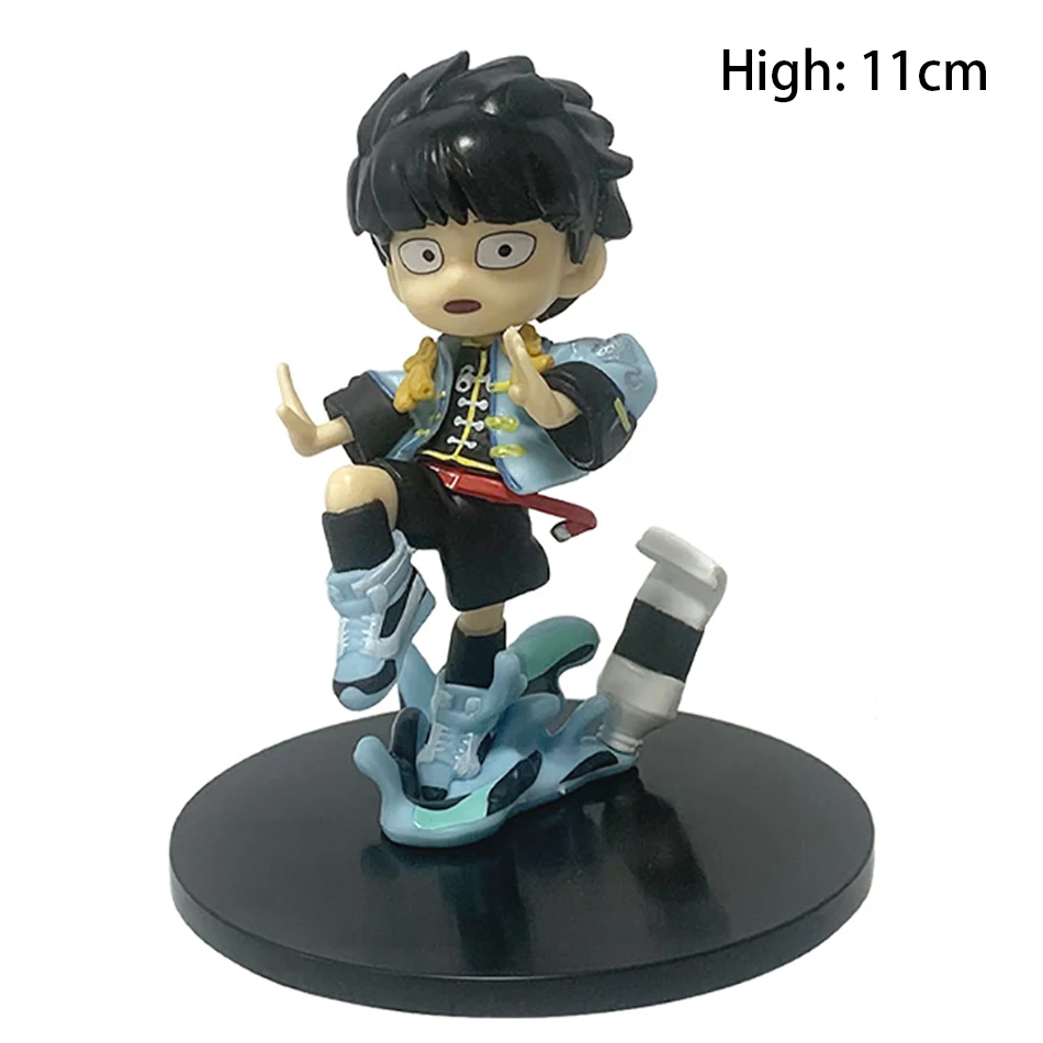 Figuras de Anime Mob Psycho 100 de 11cm, Mobu Saiko Hyaku Reigen Arataka Kawaii, modelo de muñeca, adornos de escritorio de PVC, juguete coleccionable
