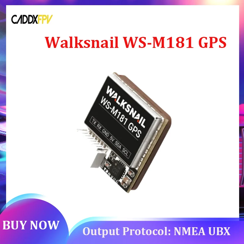 

Walksnail WS-M181 GPS M10 GNSS встроенный QMC5883 компас керамическая антенна для радиоуправляемого самолета FPV Фристайл большой радиус действия DIY части