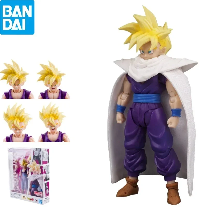 Bandai Original in Stock S.H.Figuarts Dragon Ball Z Anime Figure SUPER SAIYAN SON GOHAN Action Figure Toys for Boys Kids Gifts