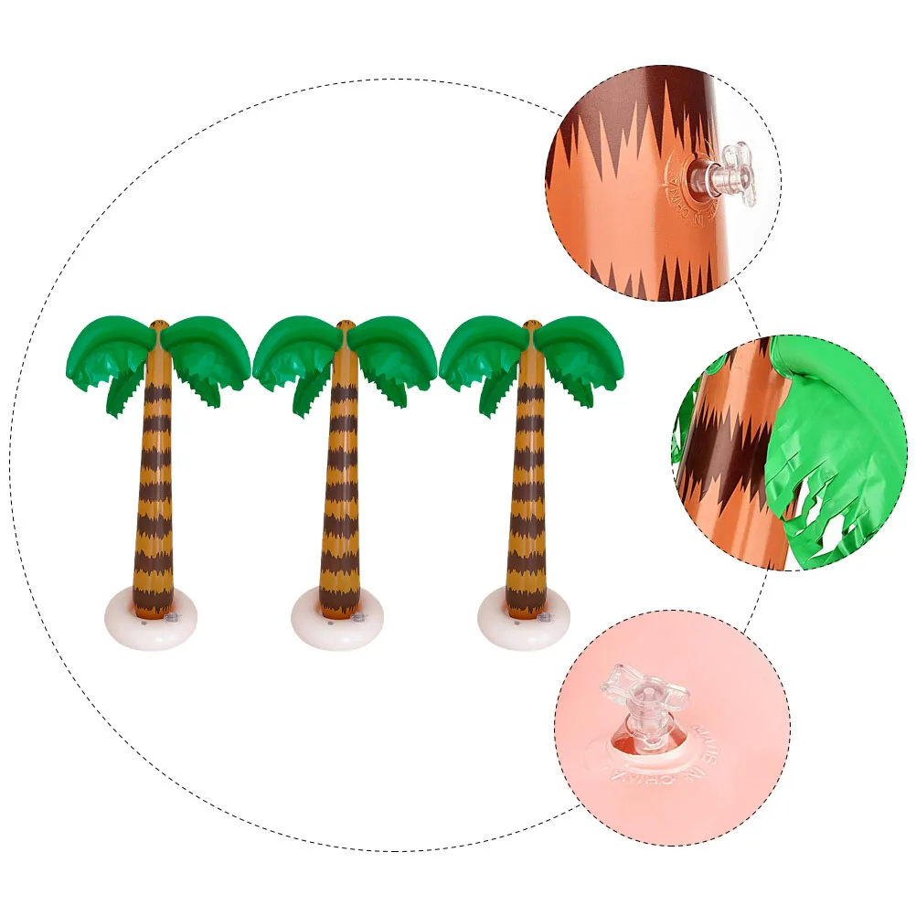 

2Pcs Inflatable Coconut Tree Durable PVC Summer Party Outdoor Beach Pool Game Playthings Kids Fun Inflatable Toys