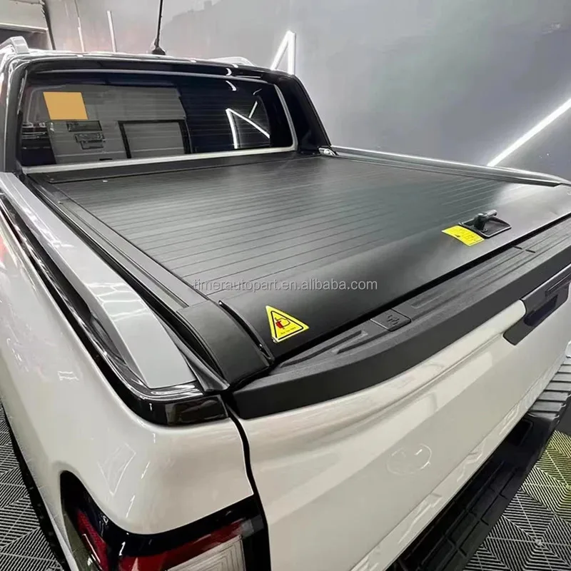 

Top quality Pickup Roller Tonneau Cover Manual Aluminum Shutter With Lock Is Waterproof and Leaves Resnt for Hilux