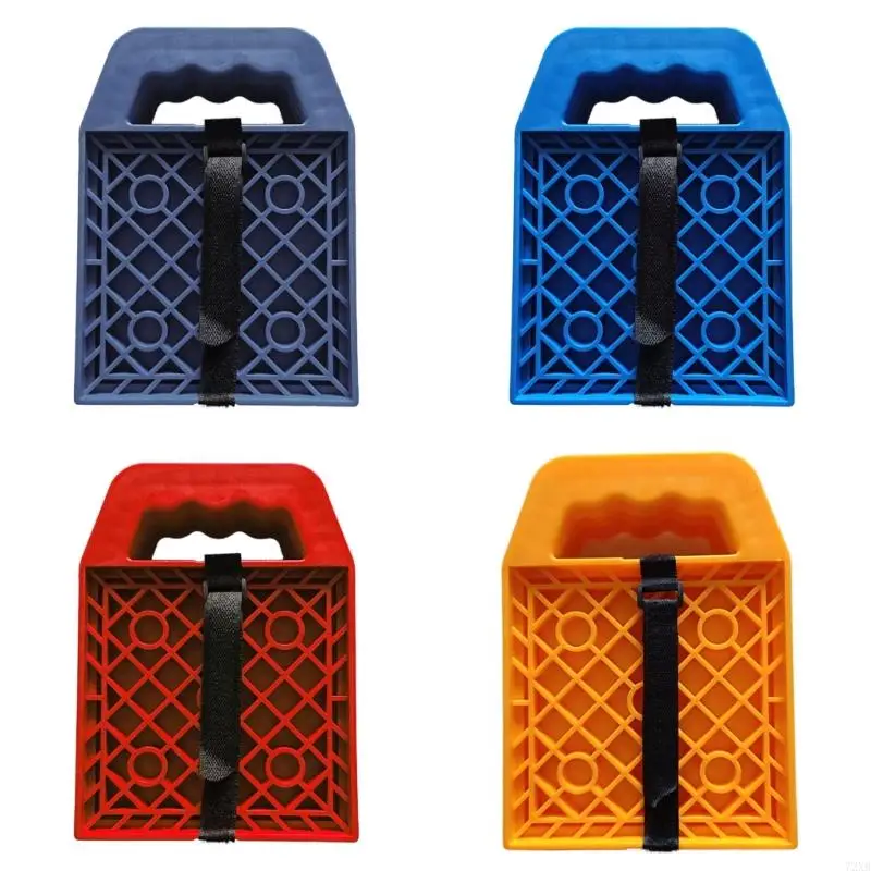 

4PCS Recreational vehicle Stabilizing Mattresses Strong Trailer Support Hurdles Not Slip Face Easy Storage 72XB