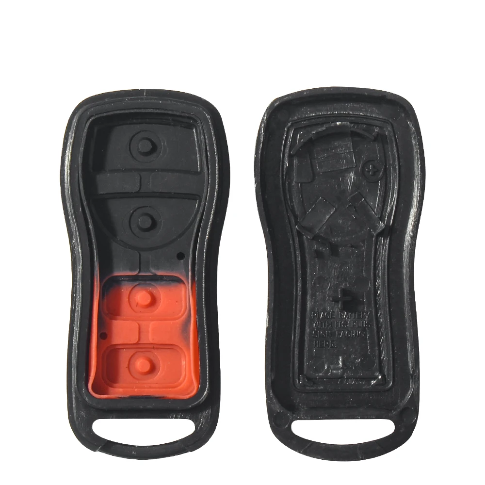 KEYYOU NEW For NISSAN Pathfinder Titan Versa Maxima Frontier Xterra Murano INFINITI 2/3 Buttons Remote Car Key Case