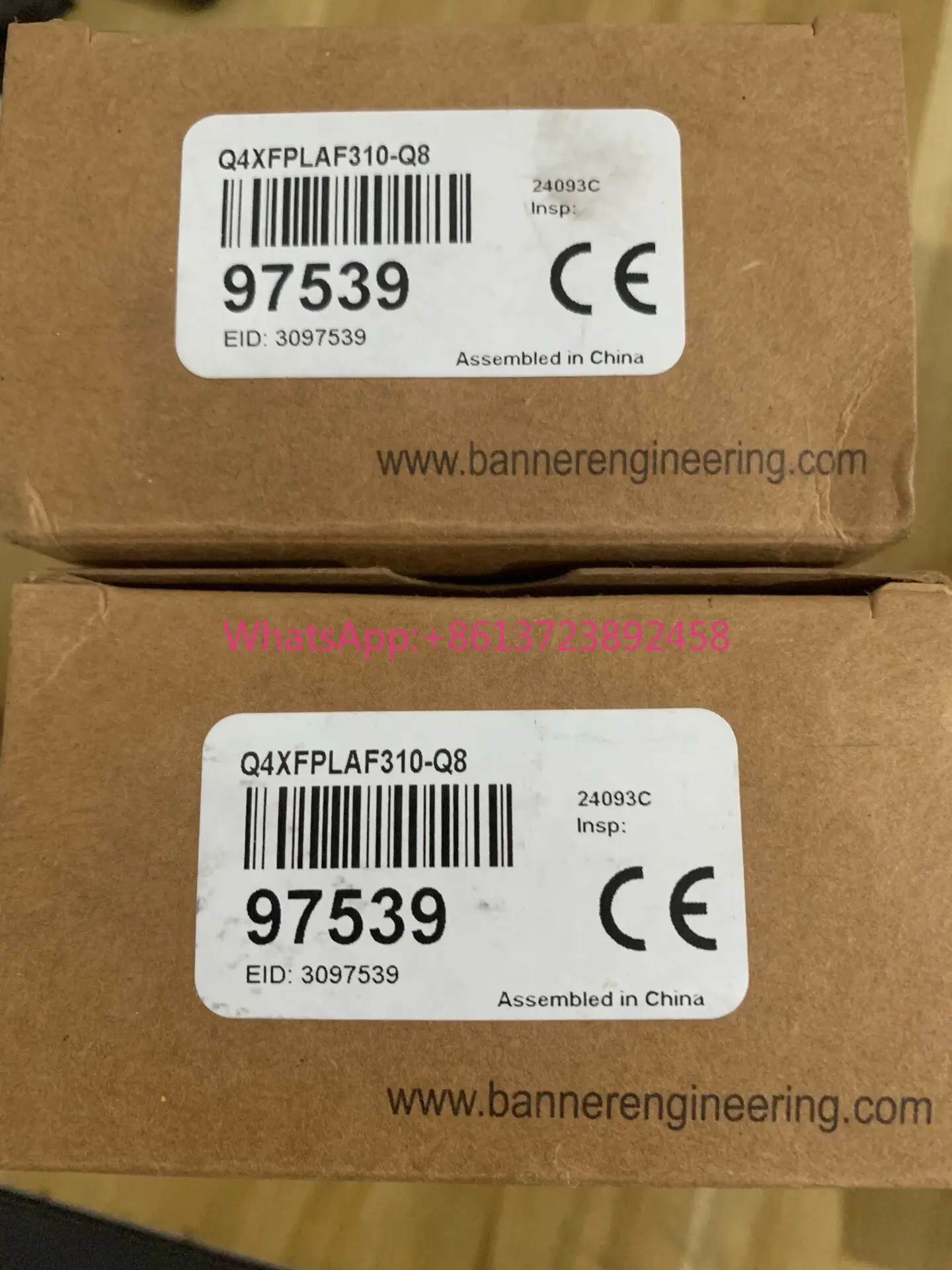 Banner laser displacement sensor Q4XFPLAF31-Q8 high quality