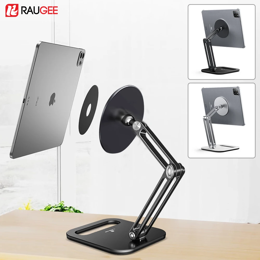 Magnetic Tablet Stand For iPad Pro Air 2024 Samsung Xiaomi Pad Holder Desktop 6 to 14 inch Foldable Mount Support Tablet Bracket