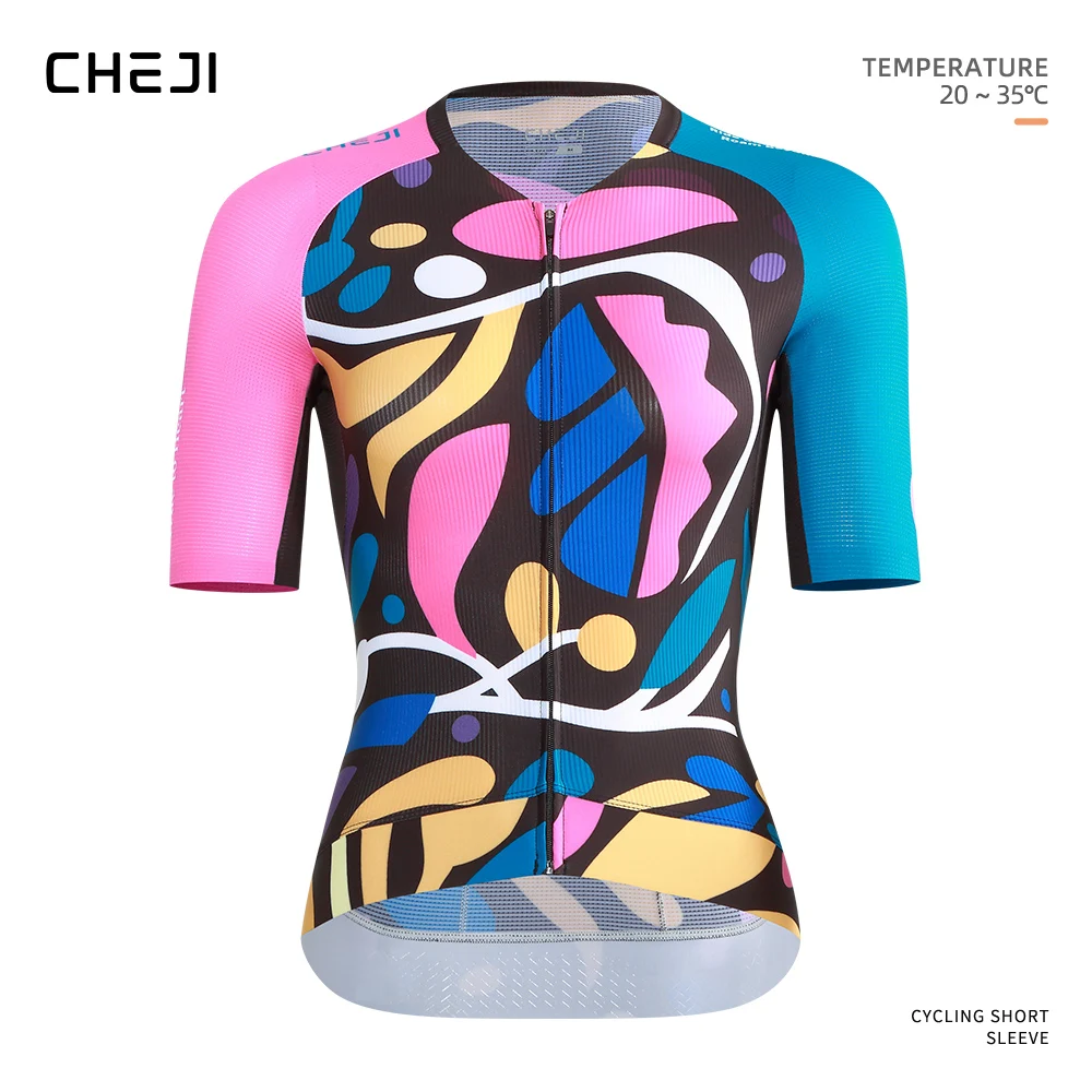 

Cheji Woen's Cycling Jersey Short Sleeve