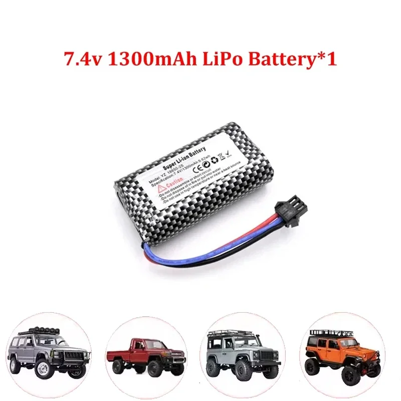 MN82 Akumulator samochodowy zdalnie sterowany MN128 MN78 7.4V 1500mah Ładowarka LC79 do zegarka Wykrywanie gestów Skręcony samochód kaskaderski RC SM3p