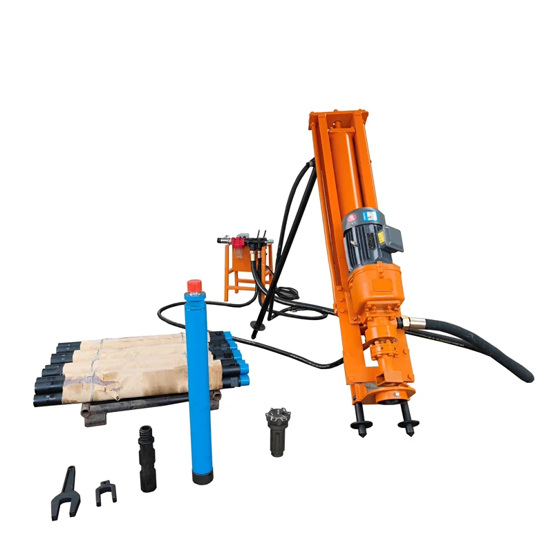 

Manufacturer Zeding Machine Hammer Rig Drill Portable Mini Pneumatic Borehole Blasting Hole Rotary DTH Drilling Rig
