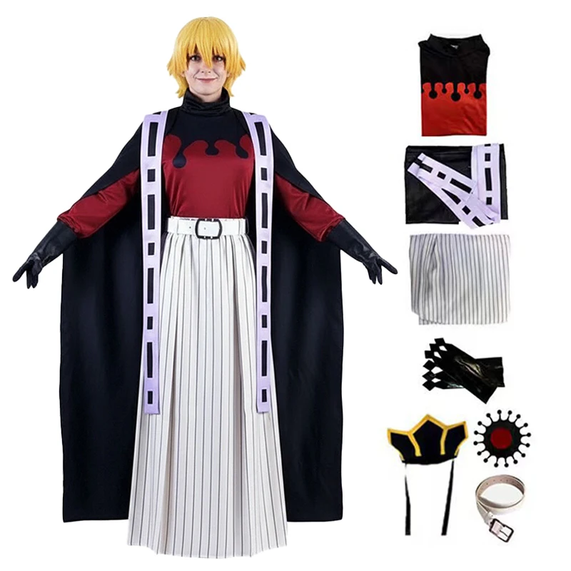 

Anime Douma Cosplay Costumes Unisex Kimono Japanese Anime Fan Cosplay Clothing Halloween Comic Convention Carnival Party Outfits