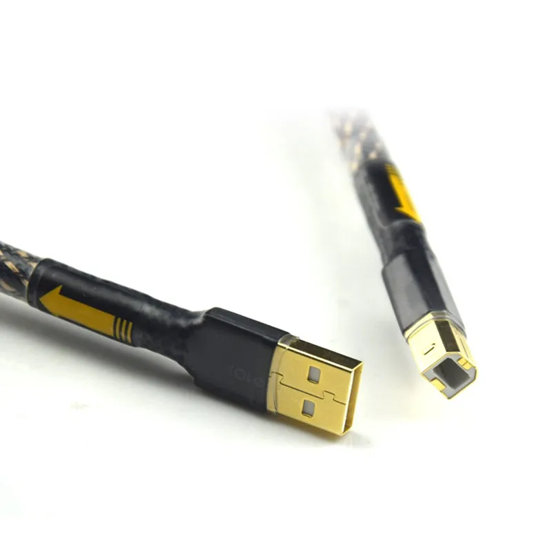 Hifi USB Cable DAC A-B C-B C-C Digital AB Audio A to B high-end Type A to Type B Hifi usb otg typec Cable