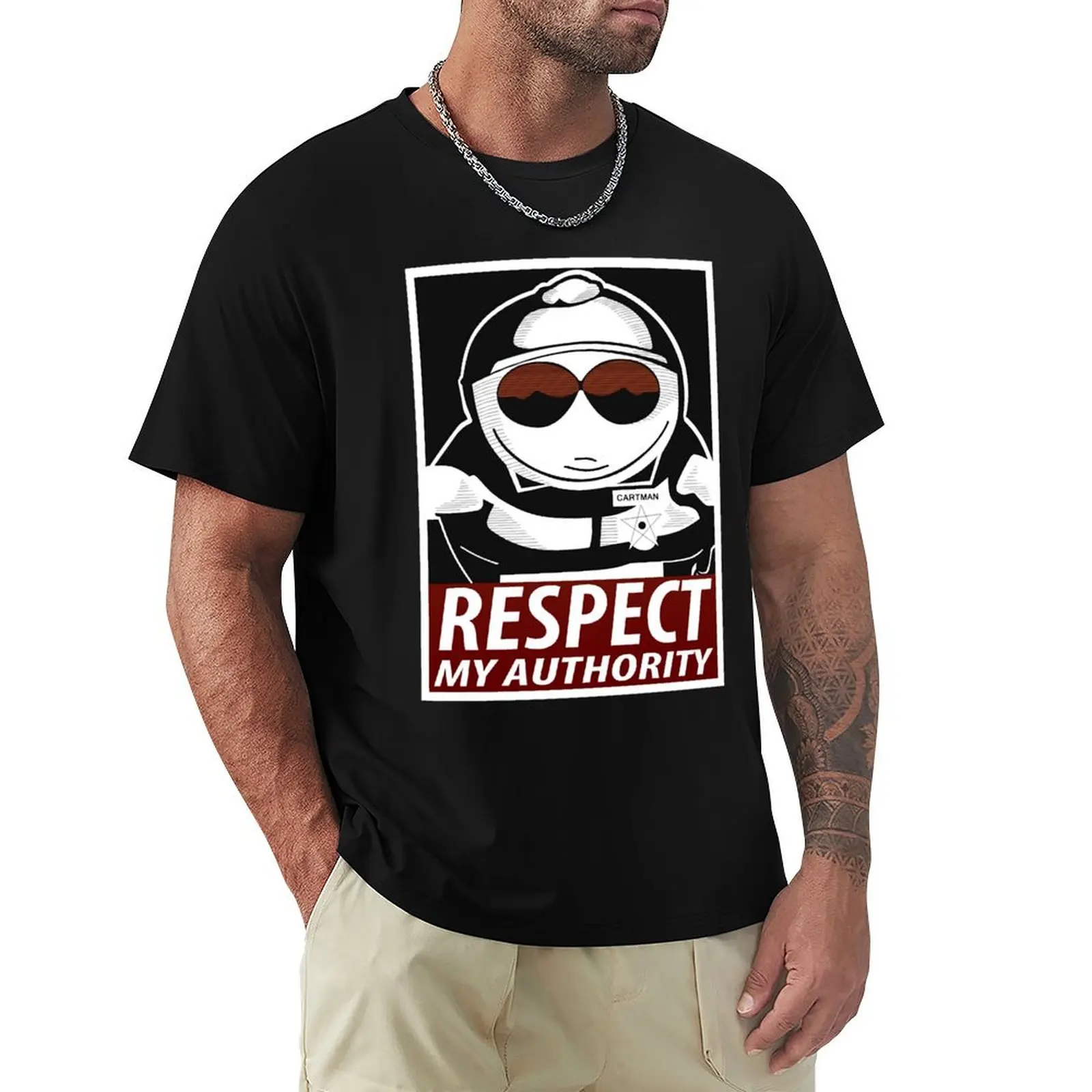 

Respect My Authority - South Park Cartman T-Shirt animal prinfor boys blacks mens plain t shirts
