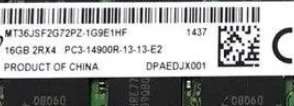 

Для сервера 16G PC3-14900R 1866 2RX4 DDR3 REG ECC MT36JSF2G72PZ-1G9E1HF