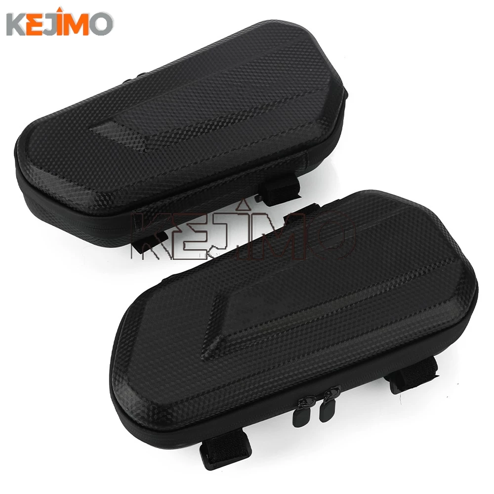 For Honda CRF1000L CRF1100L AFRICA TWIN XRV750 L-Y Motorcycle Waterproof Hard Shell Triangle Tool Side Bag Toolbox Tool Storage