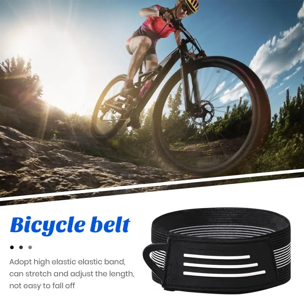 

Cycling Ankle Wrap Safety Bind Pants Bands Extra Wide Elastic Bike Ankle Leg Wrap for Cycling Safety Jogging Secure for Running
