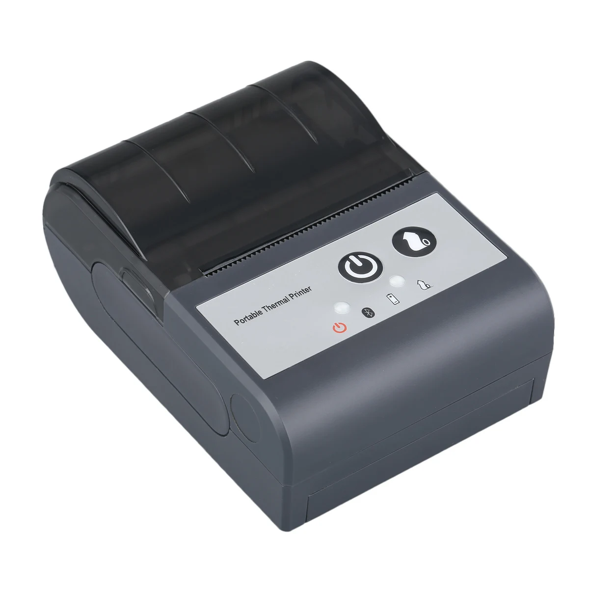 HSPOS 591AI 2 Inch Portable Receipt Printer Bluetooth USB 1500mAh 200km 45 Languages QR Raster Print for Mobile POS Retail Resta