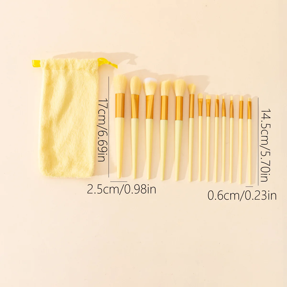 YS00088-13 ピースメイクブラシセット アイシャドウ ファンデーション メイクアップ レディースメイクブラシ アイシャドウパウダー ブラッシャー ビューティーメイクアップキット