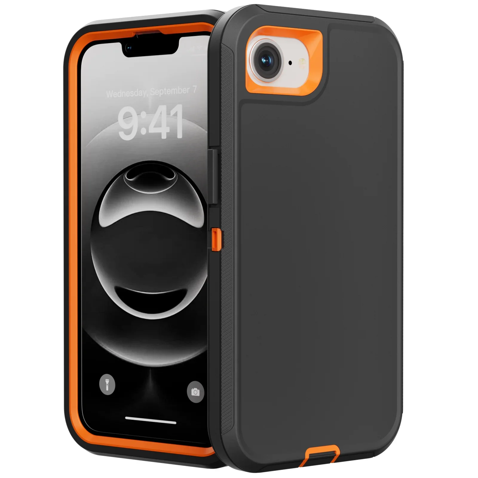 Hochwertige 3IN1 Rugged Otter Armor stoßfeste Hülle für IPhone 16E 16Plus 16Pro Max Defender Box Anti-Drop-Abdeckung mit Gürtelclip