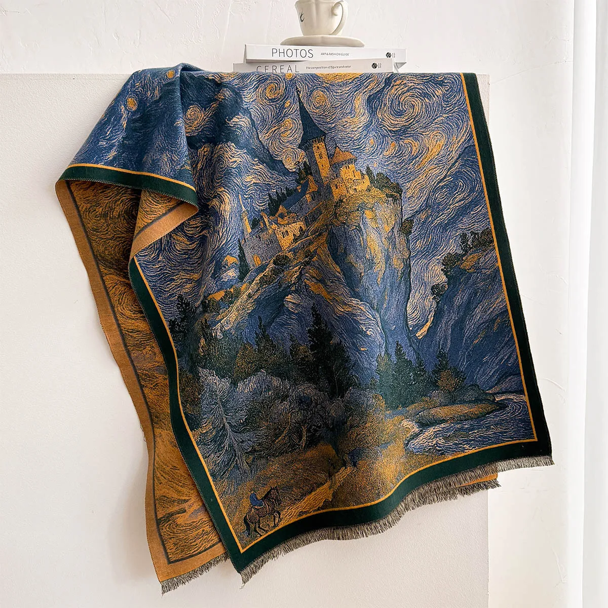 Women Imitation Cashmere Scarf - огляд і ціна Pashmina Wrap Large