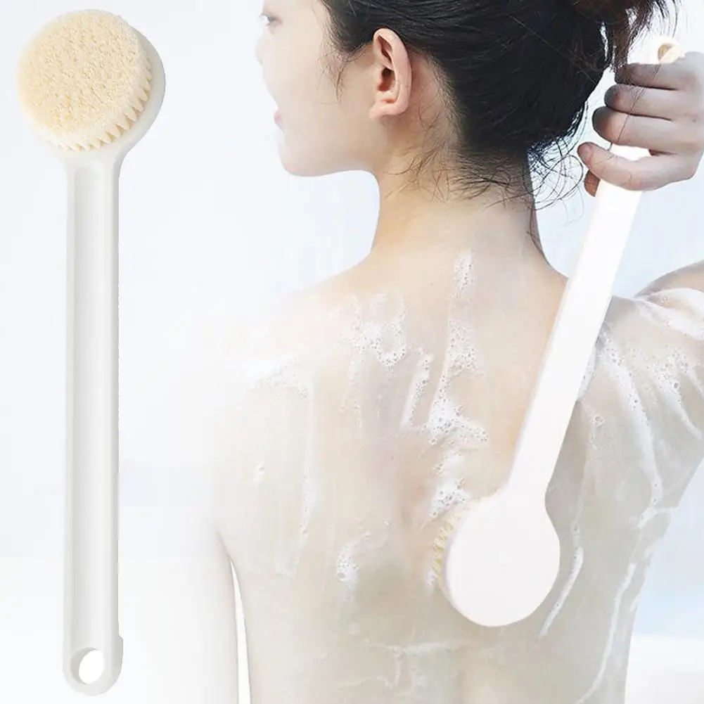 

Enlarge Sponge Long Hanlde Soft Hair Bath Brush Rub Brush Tool Back Shower Scrubber Exfoliating Cleaning Cleaning Z6K9