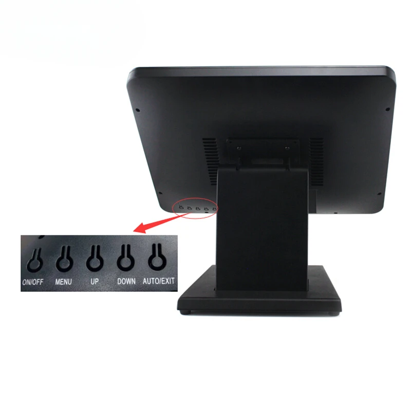 For Monitor Ture Flat 15 Inch Lcd Touch Screen Monitors With Metal Stand