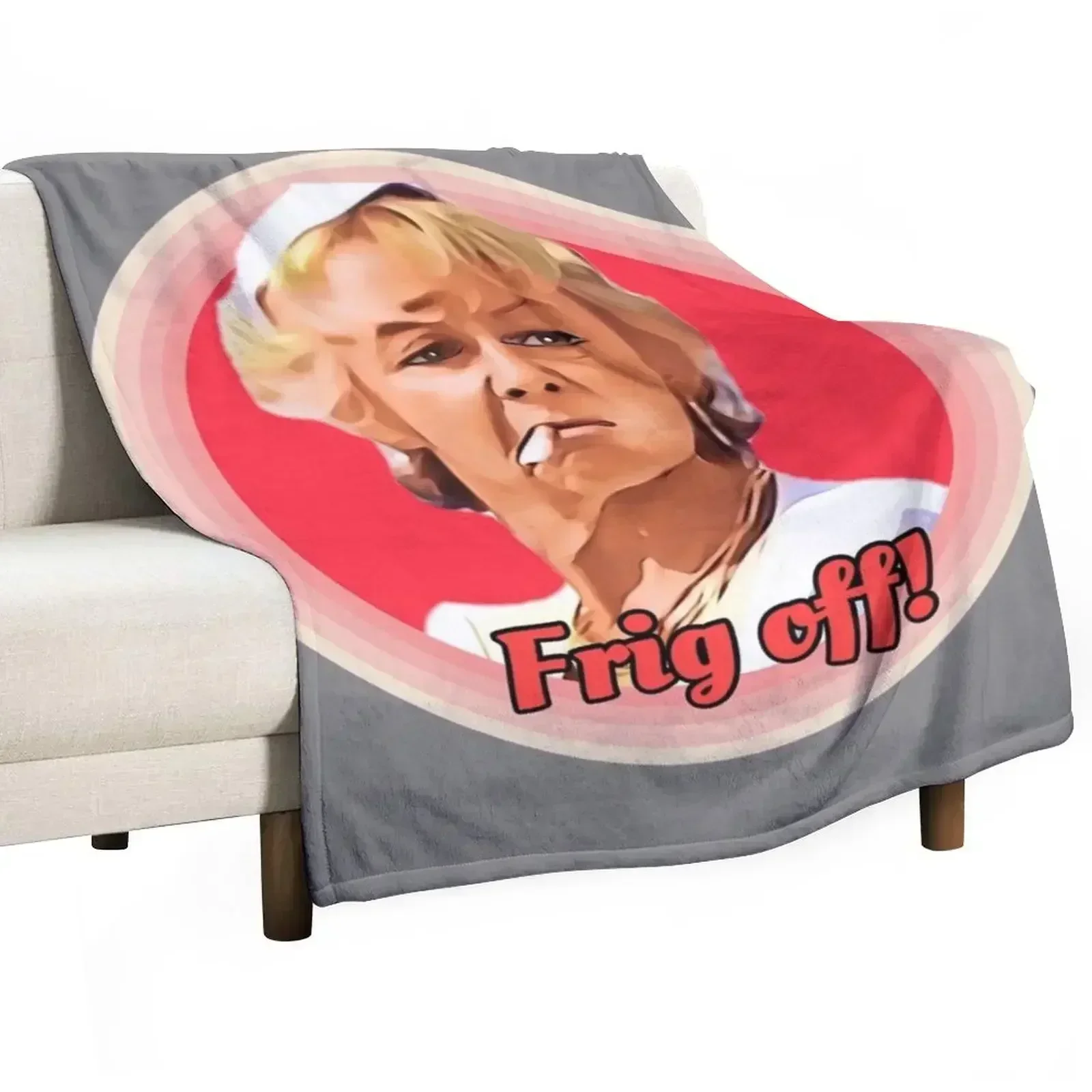 

Madge - Benidorm Throw Blanket Ultra Soft Flannel Fleece Blanket for All Seasons