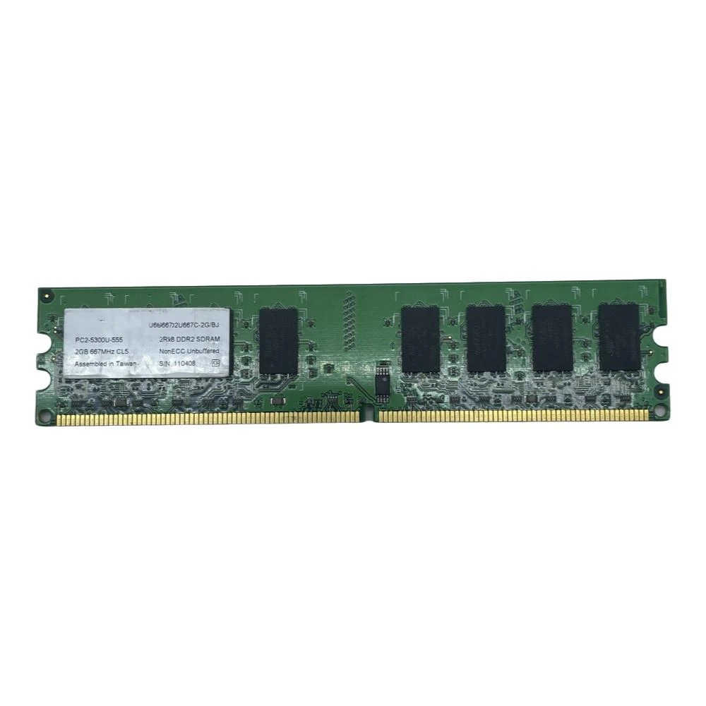 Desktop Computer Memory DDR2 PC2-5300U Fits For BUFFALO 2GB 2R*8