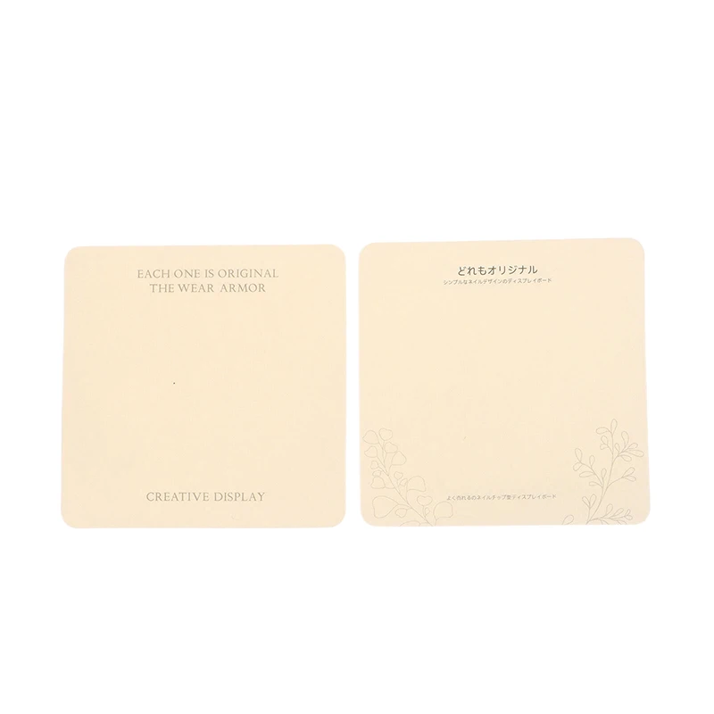 5 Sheets Press On Nails Card Nail Display Small Business Nail Cardboard For Packaging Press On Nails