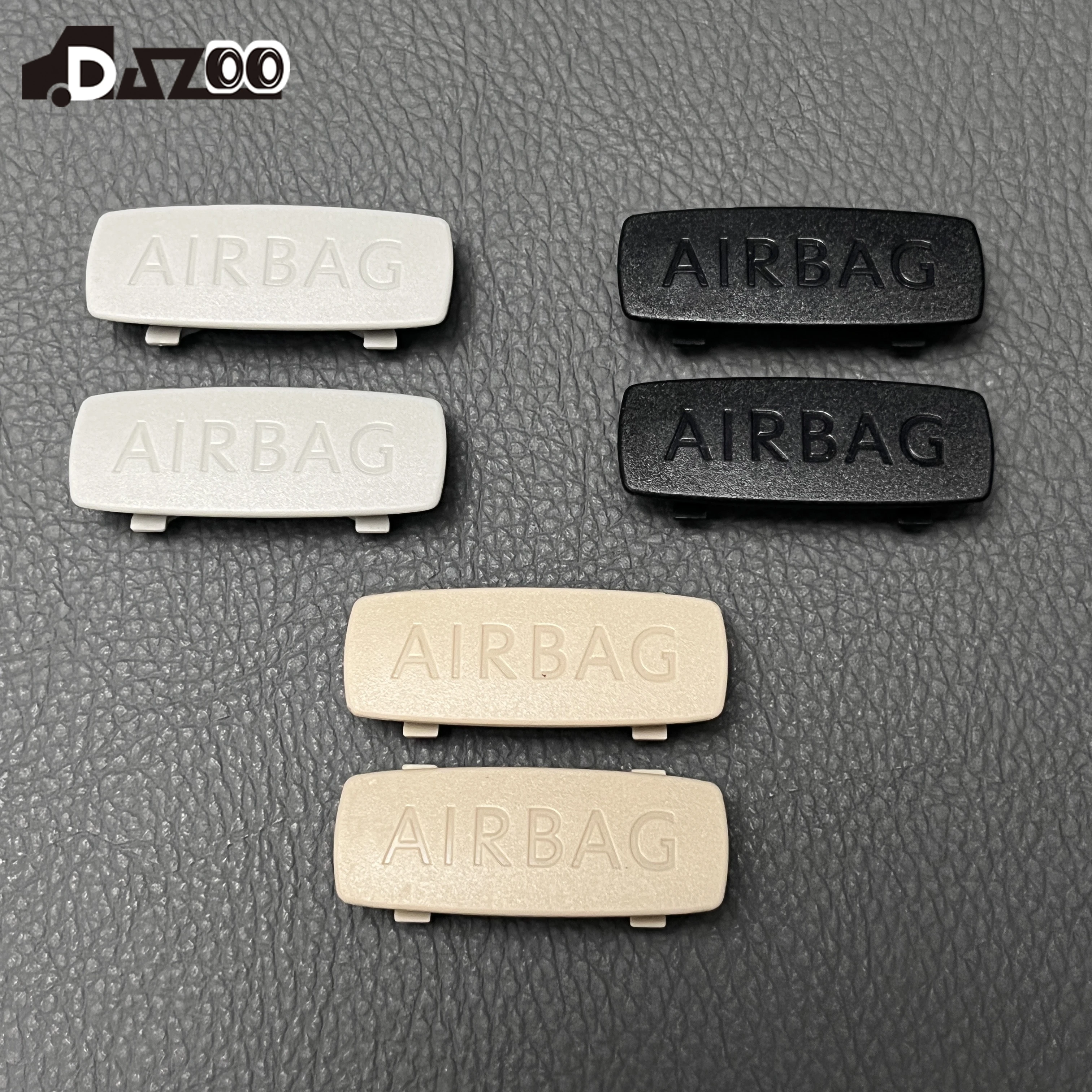 1/2 Uds Airbag A B C cubierta embellecedora de inserción de pilar "AIRBAG" insignia perla para VW CC Golf Jetta Passat Polo 5G0 853 437 1K0 3C0 853 437 B
