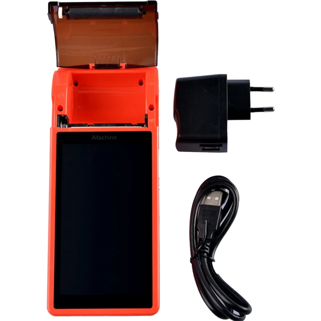 Mobile POS System Android Handheld POS NFC Card Reader GPRS Supported Android POS for Supermarket
