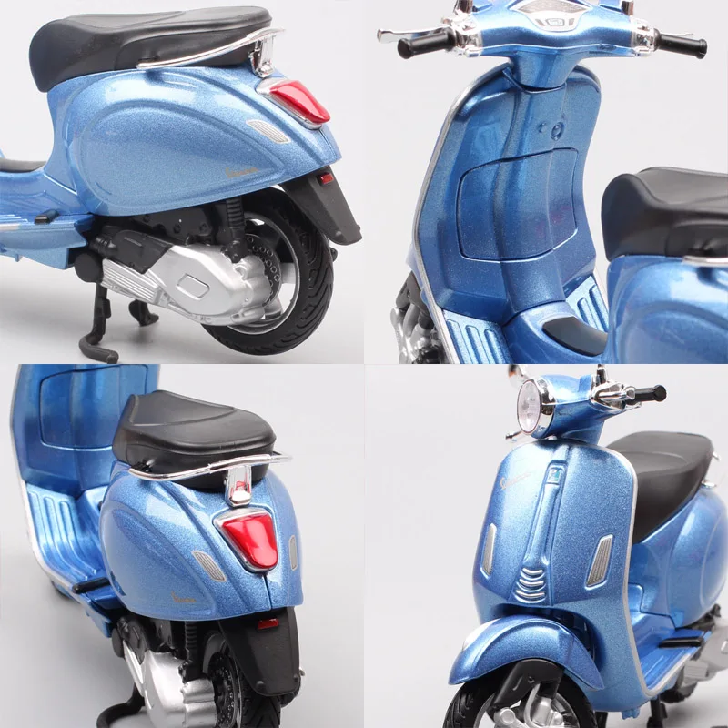 Children\'s 1/12 Maisto Pi­ag­gio vespa Primavera 150 scooter toy Motorcycle scales diecast model touring bike thumbnails vehicle