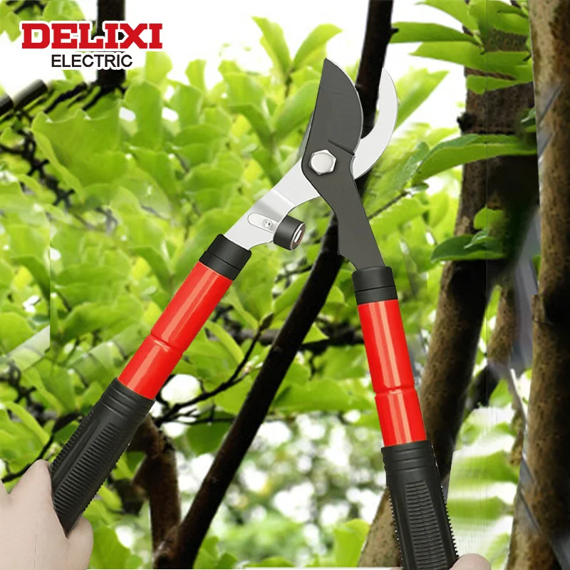 

17-23 Inch Garden Pruning Scissors,Retractable Handle Bypass Pruning Scissors,Manual Pruning Shears,for Tree Branch Pruning