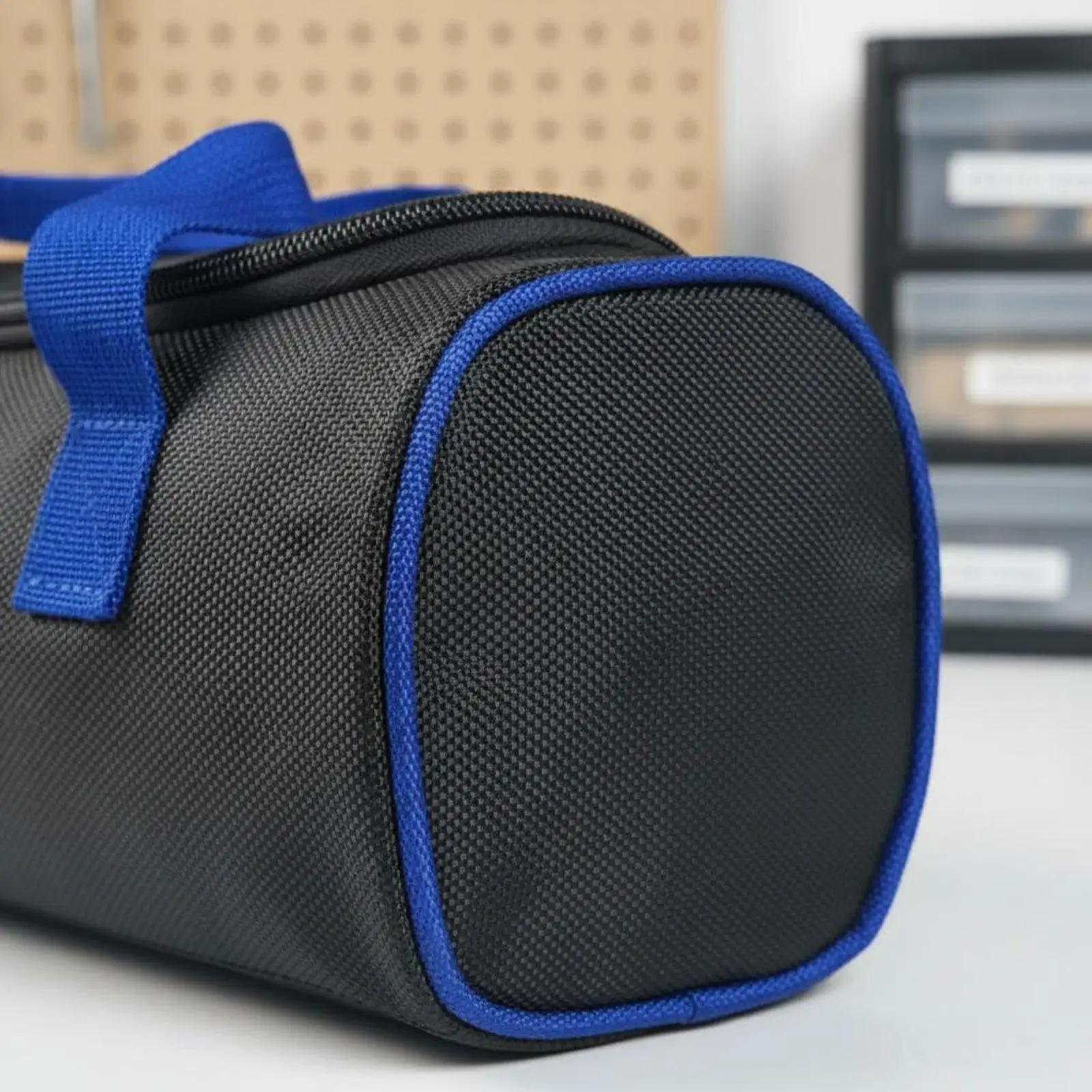 Tool Bag Backpack with Wheels Durable Storage Case Reinforced Handle for Traveling Professionals