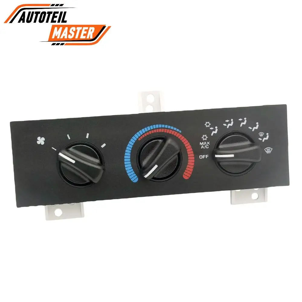 

55055459AB 55055459AA Панель управления ручным управлением климат-температурой переменного тока для Dodge Ram Van 6 Cyl 3.9L, 8 Cyl 5.2L, 8 Cyl 5.9L 1998-2003 гг.