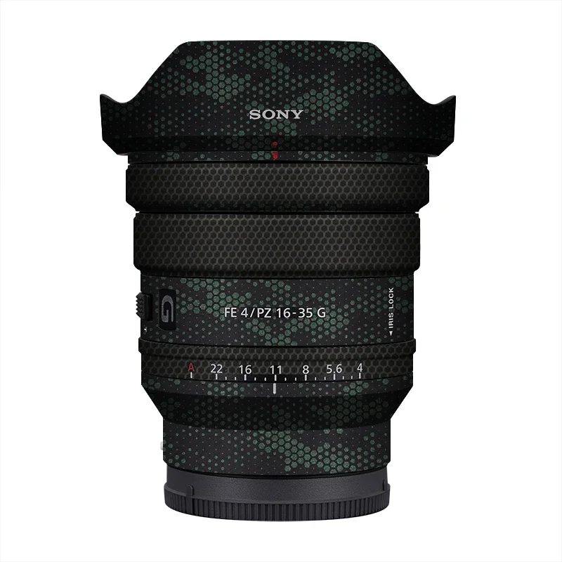 Pegatina corporal para lente SONY FE PZ16-35 F4 G, calcomanía protectora de piel, película de envoltura de vinilo, abrigo Protector antiarañazos