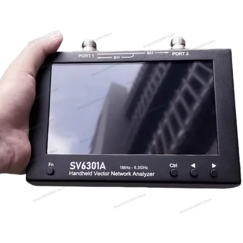 For SV6301A Vector Network Analyzer 1MHz-6.3GHz 7 Inch Large Screen NanoVNA