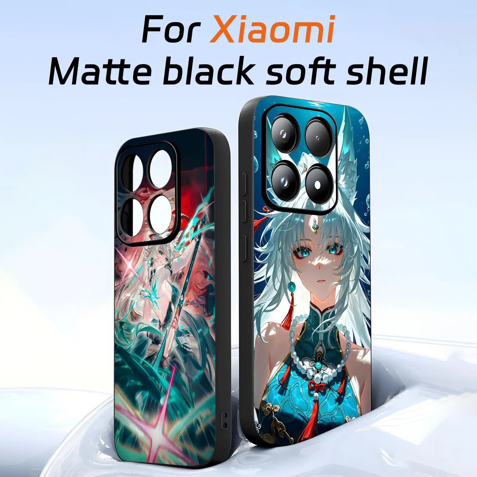 Coque de téléphone Honkai Star Rail Feixiao, étui noir souple résistant aux chocs pour Xiaomi 17 15 14 13 12 11 T Ultra Pro