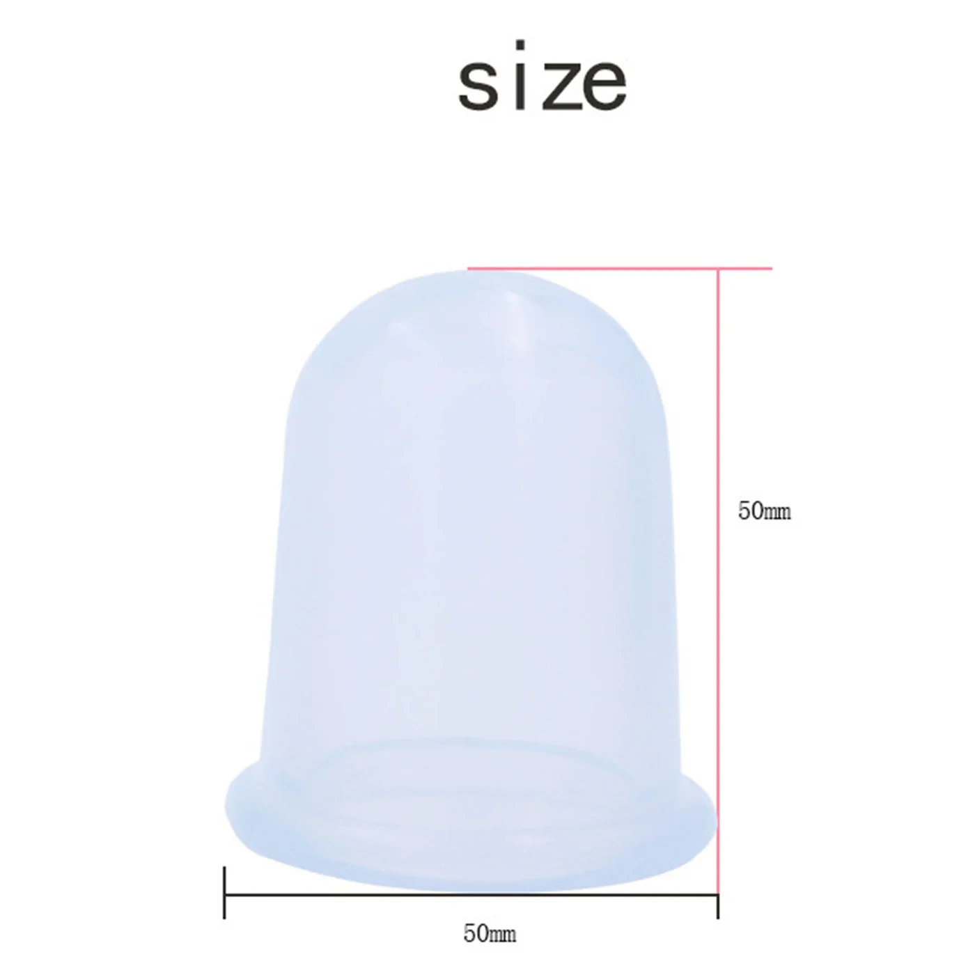 4pcs Suction Cups Silicone Vacuum therapy Vacuum Cans Vacuum Suction Cups Massage Body Cups Massage Jars Anti Cellulite Massager