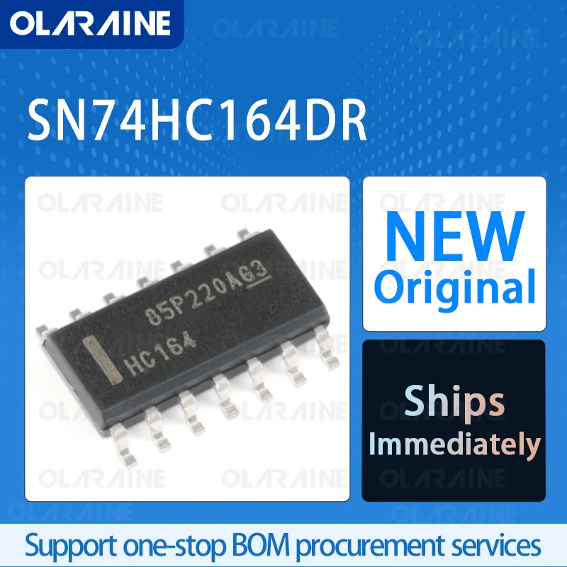 

10/50/100Pcs SN74HC164DR SOIC-14 original ic chip Counter shift register RoHS 1 Circuit Voltage - 6 V