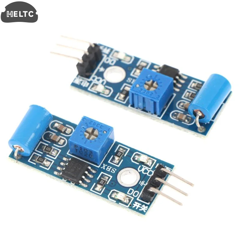 2/4/6Pcs/pack Normally Closed Vibration Sensor Module Adjustable Sensitivity Vibration Switch Detection Board For DIY Projects