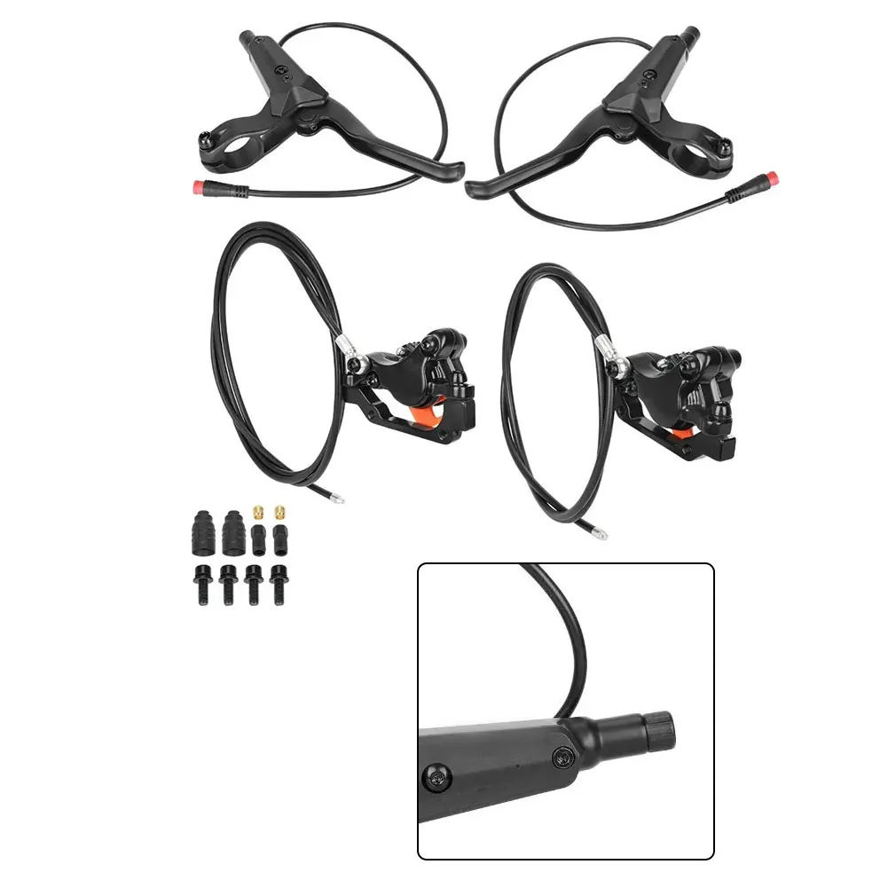 

1 Set Hydraulic Brake Caliper For NUTT Electric Bicycles E-Scooter With Brake Sensor Hydraulic Brake Handle Lever Caliper Parts