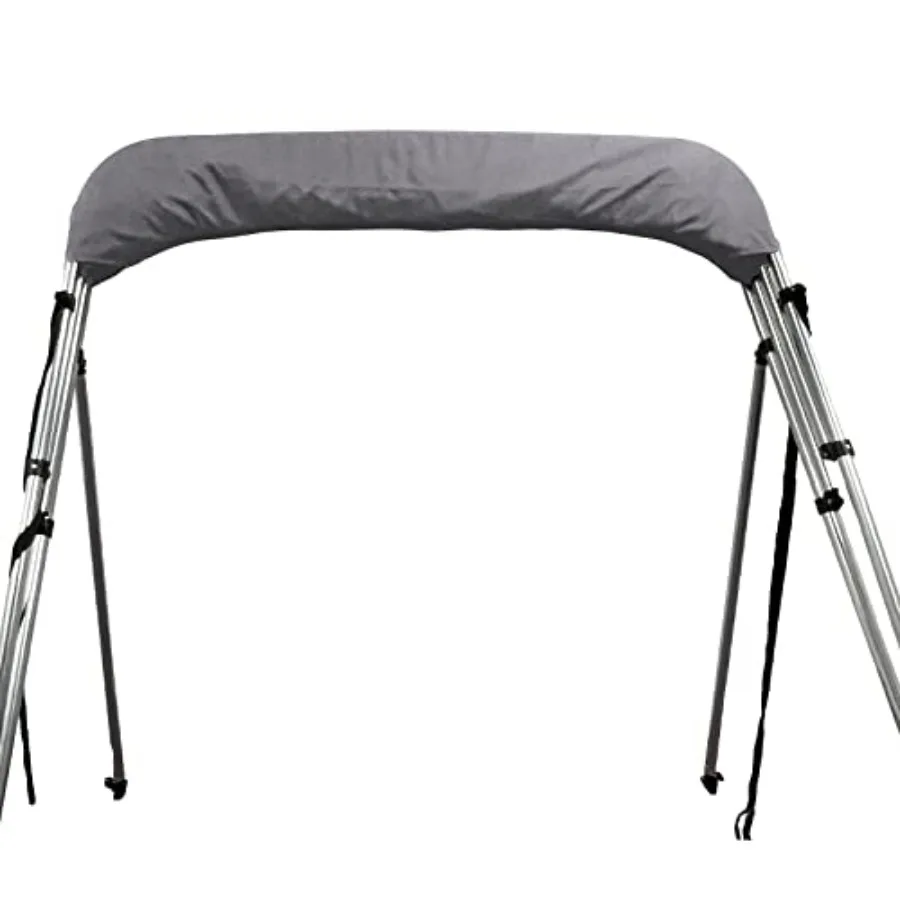 3 القوس بيميني الغطاء العلوي للقارب 6ft إطار ألومنيوم طويل مع التخزين التمهيد الخلفي دعم أقطاب تركيب الأجهزة وشملت 72 لون