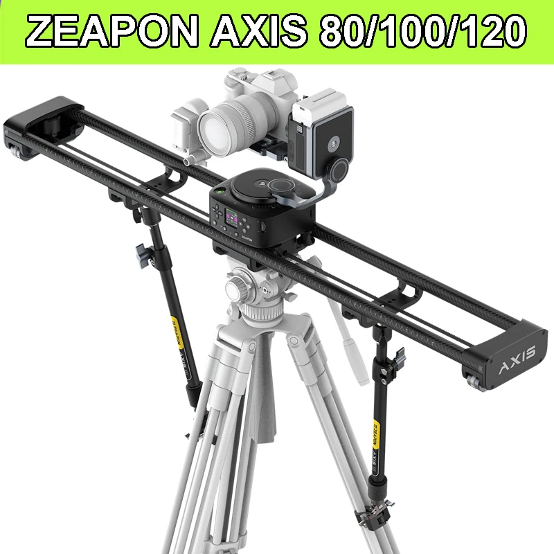 

Zeapon AXIS 80 100 120 Pro Multi-axis Motorized Slider for DSLR Camera Video Shooting Portable Rail System SS-E1 SS-E1P