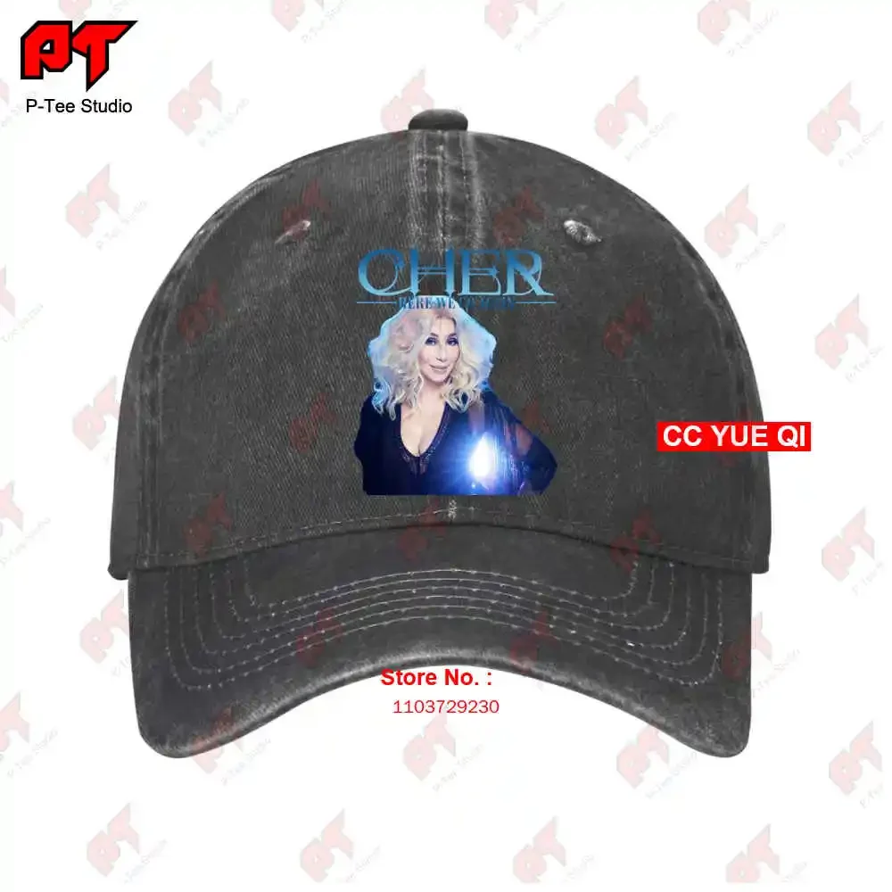 66149-Cher Here We Go Again Tour 2019 Baseball Caps Truck Cap RF70