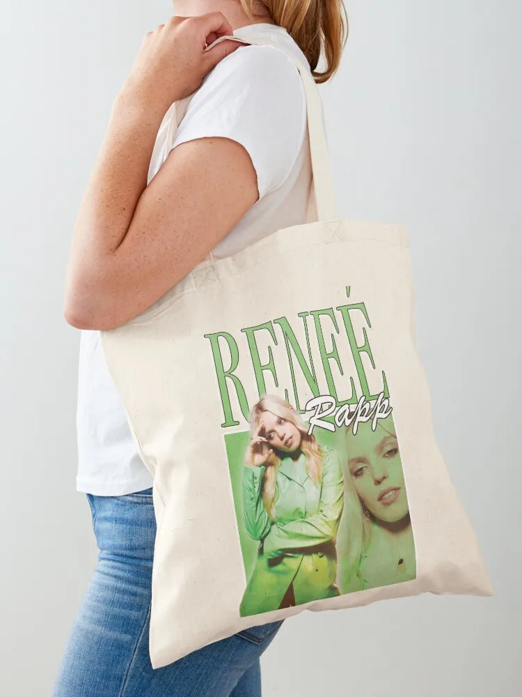 

renee rapp vintage 90s aesthetic Tote Bag ecological bags eco bag folding bag for beach shopping cart bags
