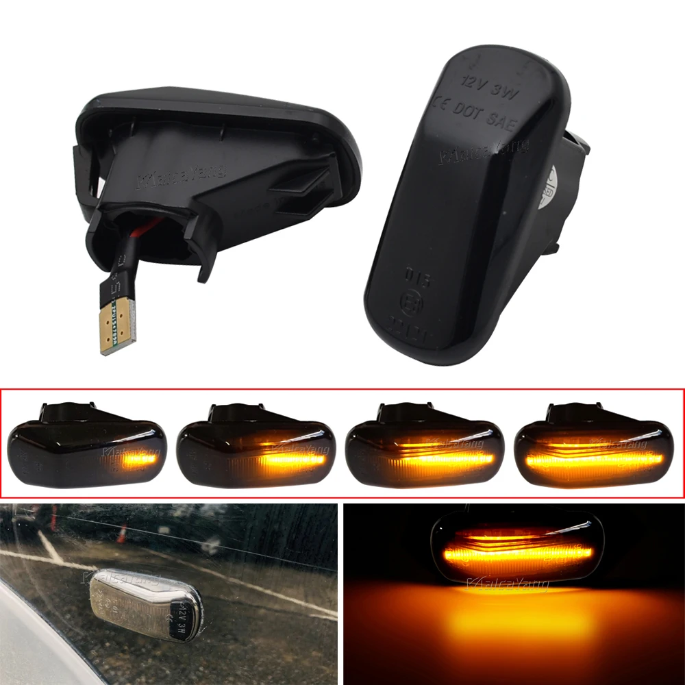 Led Traffic Signal Light For Honda CRV Accord Civic Jazz Fit Stream Integra DC5 City Odyssey Sequential Scroll Mirror Indicator