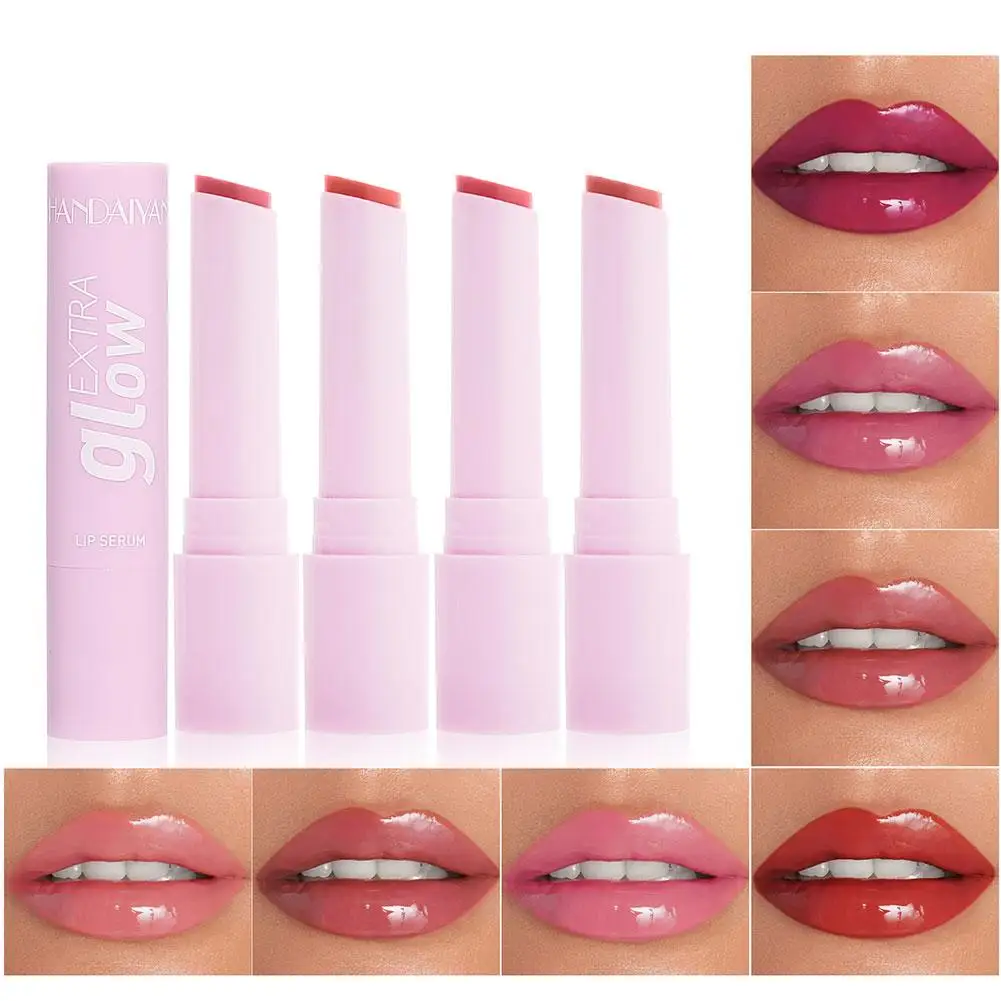 8 Kleuren Jelly Lippenstift Hydraterende Spiegel Water Licht Tint Glas Nieuwe Roze Effen Lip Sexy Glazuur Lip Make-Up Cosmetica Gloss B0i2