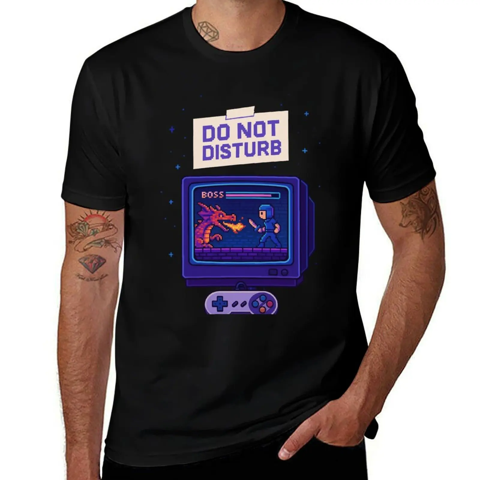 

Retro Gaming Mode - Do Not Disturb T-Shirt oversized t shirt plus size tops croswit shirt man workout shirts for men